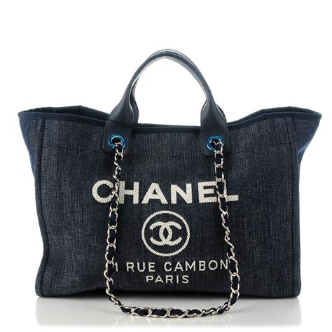 chanel large deauville tote bag replica|Chanel large deauville shopping tote.